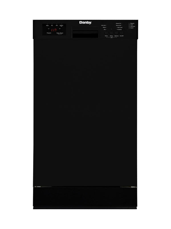 Danby DDW18D1EB - 18″ Wide Built-in Dishwasher in Black